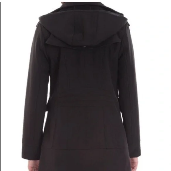 Badgley Mischka Black Paneled Thermotech Jacket - Picture 3 of 16